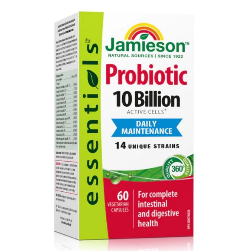 JAMIESON PROBIOTIC 10 BILLION CAPSULES 60`S